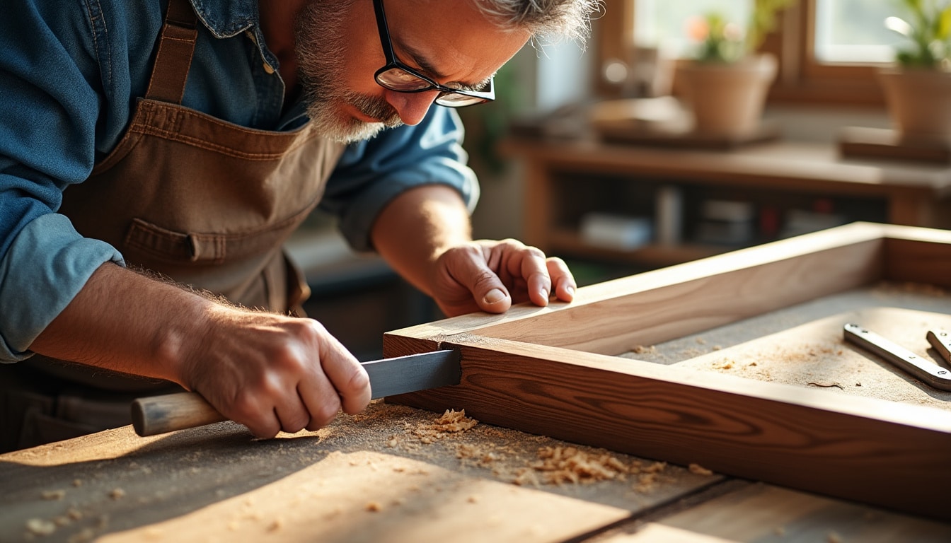 découvrez comment assembler un cadre en bois sans vis apparentes grâce à la méthode à mi-bois. ce guide étape par étape vous permettra d'obtenir un résultat professionnel tout en préservant l'esthétique de votre création. parfait pour les passionnés de bricolage et de menuiserie !