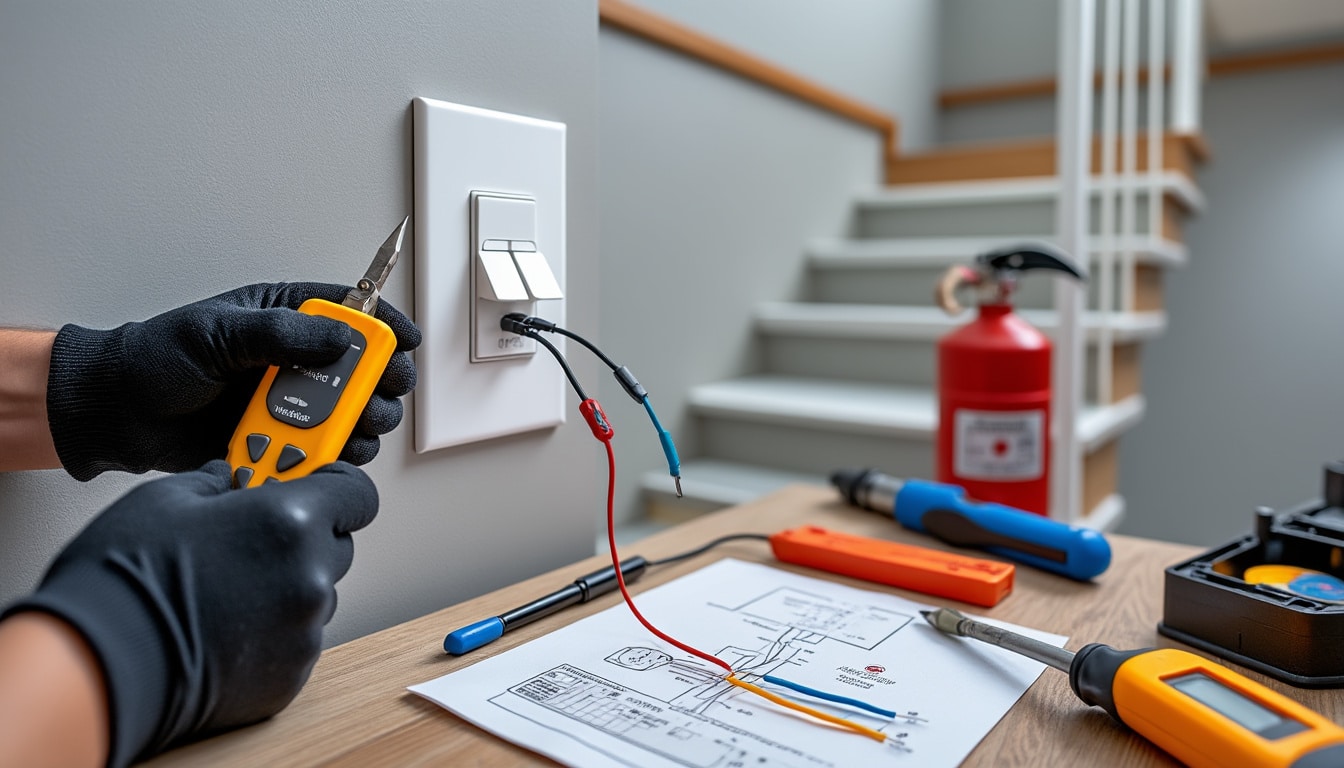 découvrez comment installer un va-et-vient double pour escalier avec notre guide étape par étape. suivez nos conseils pratiques et astuces pour sécuriser votre installation et améliorer l'éclairage de votre escalier.