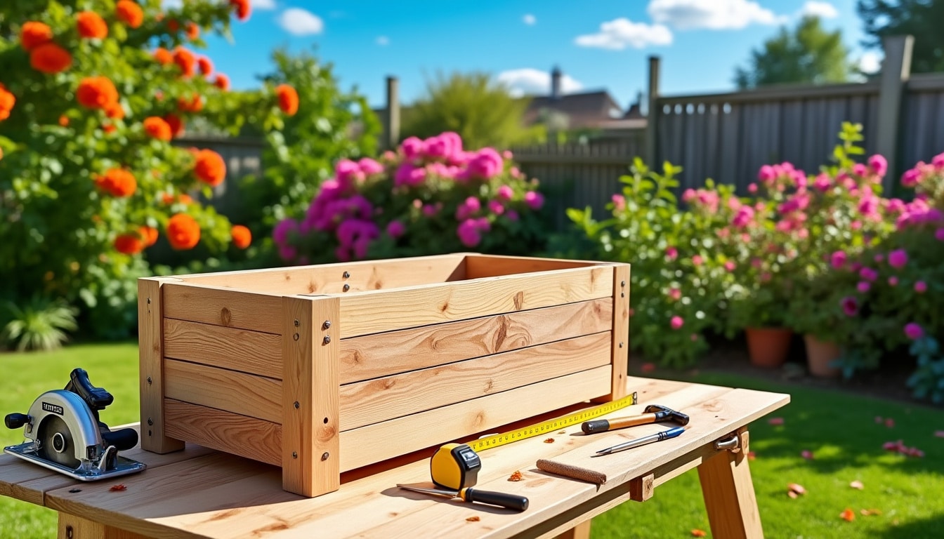 apprenez à construire un banc de rangement extérieur pratique et esthétique grâce à ce tutoriel facile. découvrez les étapes, matériaux et outils de base nécessaires pour réaliser ce projet diy, parfait pour embellir votre jardin tout en optimisant l'espace de rangement.